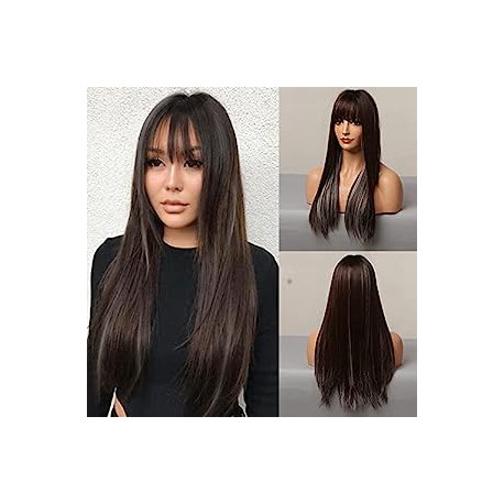 28 inches Heat Resistant Synthetic Natural Looking Daily Wear Cosplay Party