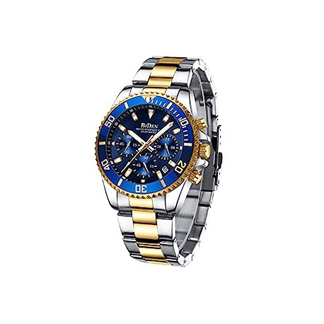 Mens Watches Chronograph Stainless Steel