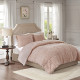 Comforter Set, Full/Queen 90"x90", Blush Pink