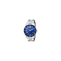 Watch with Alloy Strap, Silver, 24 (Model: US8609)