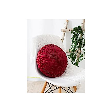 Floor Pillows for Living Room Chair Couch Sofa(Red Wine)