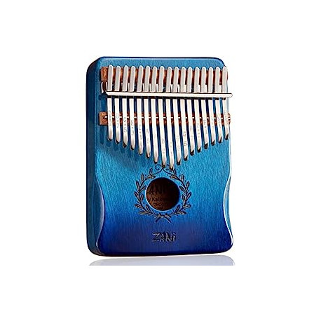 17 Key Thumb Piano Handhold Mbira Olive Branch Pattern Finger Piano