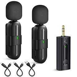 Wireless Lavalier Microphone for iPhone/Android