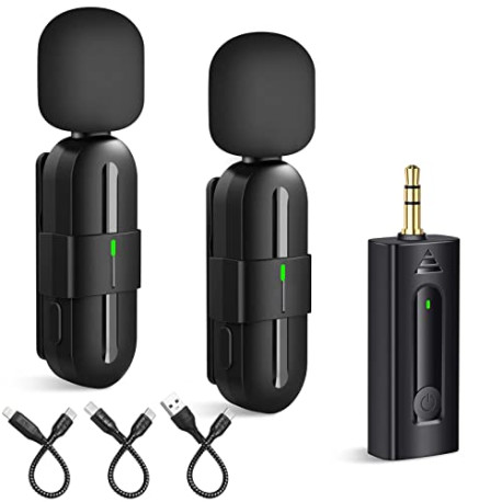 Wireless Lavalier Microphone for iPhone/Android