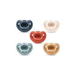 Orthodontic Pacifiers, 0-6 Months, Timeless Collection, 5 Count (Pack of 1)