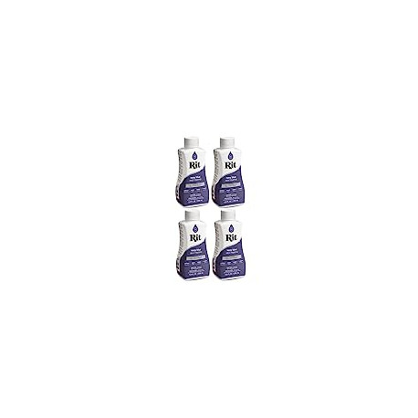 Pack 2 of Rit Dyes Navy Blue Liquid 8 oz. Bottle [Pack of 4 ]