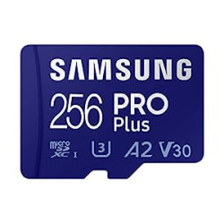 Pack 2 of SAMSUNG PRO Plus + Adapter 256GB
