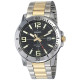 MTP-VD01SG-1BV Men's Two Tone Stainless Steel Black Dial Casual Analog Sporty Watch