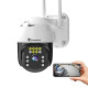 5MP PTZ Security Camera Outdoor FHD WiFi IP Camera