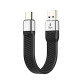 Short USB Type C Cable, 5Gbps Data Sync Android Auto Cable 3A USB to USB C 3.1