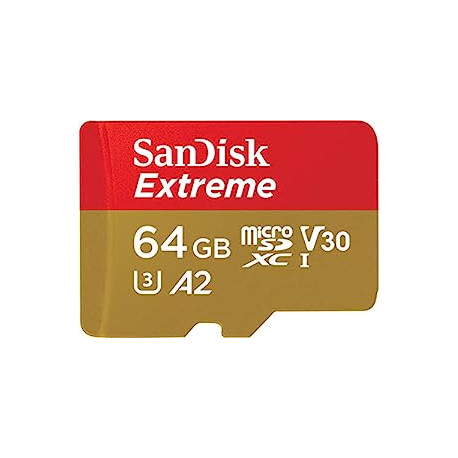 Pack 2 of SanDisk 64GB Extreme microSDXC