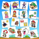 Mario Party Supply Temporary Tattoos | Pack of 34