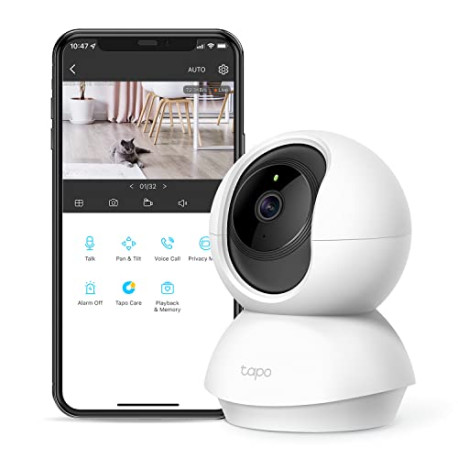 Pack 3 of TP-Link Tapo Pan/Tilt Security Camera for Baby Monitor