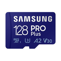 Pack 2 of SAMSUNG PRO Plus + Adapter 128GB