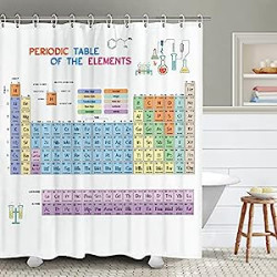 Decor Waterproof Bathroom Curtain, 72X78 inches