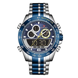 Mens Analog Digital Sport Watches Waterproof