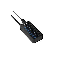 36W 7 Port USB 3.0 Hub