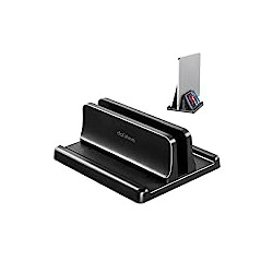 Vertical Laptop Stand Holder,Adjustable Plastic Desktop Notebook Dock