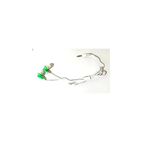 Bulk Earbuds Headphones 50 Pack for iPhone, Android, MP3 Player - Green