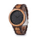 Men's Wooden Watches Quartz Movement Zebra