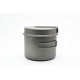 Titanium 1600ml Pot with Pan