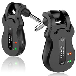 Wireless Guitar System 5.8 Wireless Guitar Transmitter Receiver Rechargeable