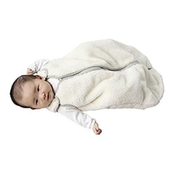 baby deedee Sleep Nest Teddy Baby Sleeping Bag, Ivory, Large (18-36 Months)
