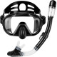 Snorkel Set, Zipoute Snorkel Dry Top Snorkeling Gear