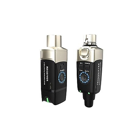 Wireless Microphone System 2.4GHz Wireless XLR Transmitter and Receiver