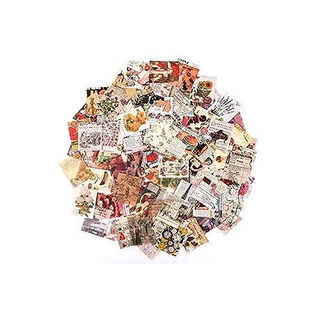 400Pcs Junk Journal Vintage DIY Material Paper Journaling Supplies Scrapbooking