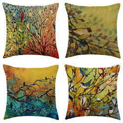 Decorative Throw Pillow Covers 18"x 18" Set of 4