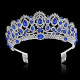 Vintage Crystal Queen Crown Tiara