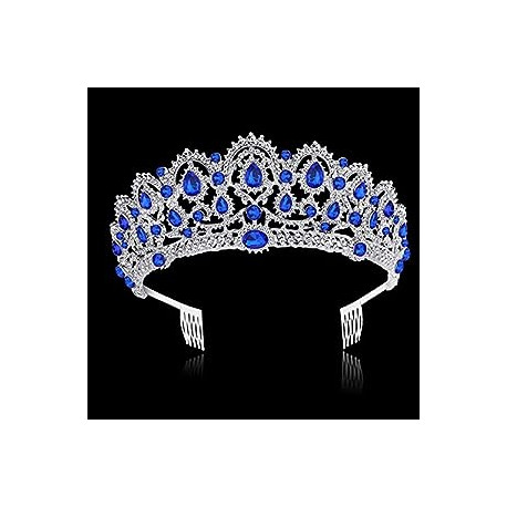 Vintage Crystal Queen Crown Tiara