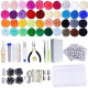 Needle Felting Starter Kit,Wool Roving 40 Colors Set