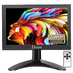 7 inch Mini Monitor,Small HDMI Monitor 1080P IPS Computer Monitors