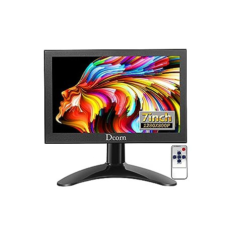 7 inch Mini Monitor,Small HDMI Monitor 1080P IPS Computer Monitors