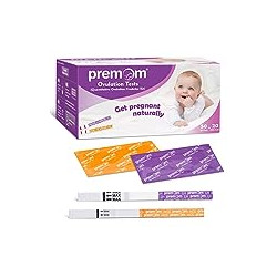 Premom Ovulation & Pregnancy Test Kit: 50 Quantitative Ovulation Strips
