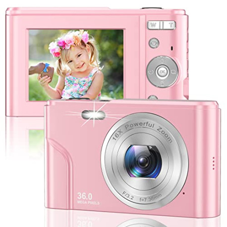 Digital Camera for Kids Girls and Boys - 1080P FHD Digital Camera 36MP