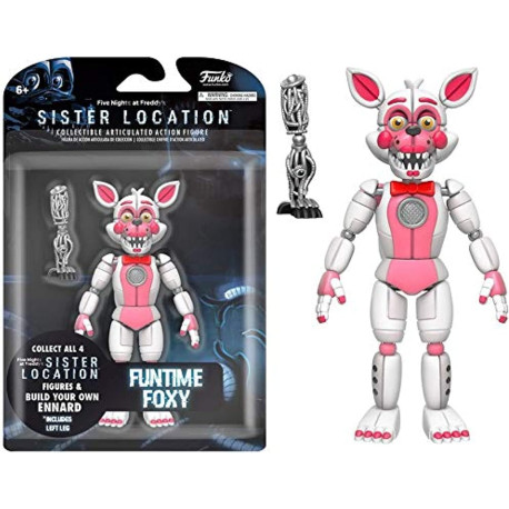 Funko Five Nights at Freddy's Funtime Foxy Articulated Action Figure, 5"