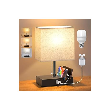 USB Table Lamp for Bedroom