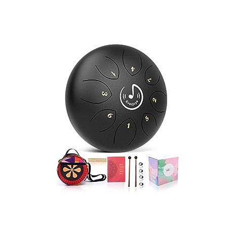 Steel Tongue Drum, 8 Notes 6 Inches C-Key