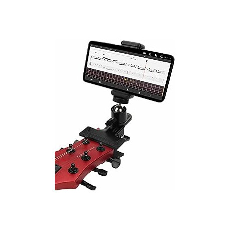 LMS Guitar Head Phone Holder Cell Phone Stand