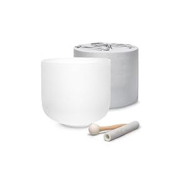 F Note Quartz Crystal Singing Bowl 8 Inch