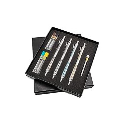 Refill Leads & Erasers (PG1000BXSET) , Black , 0.3mm, 0.5mm, 0.7mm, 0.9mm