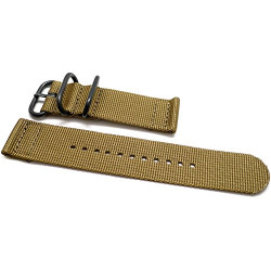 Two Piece Ballistic Nylon Watch Strap