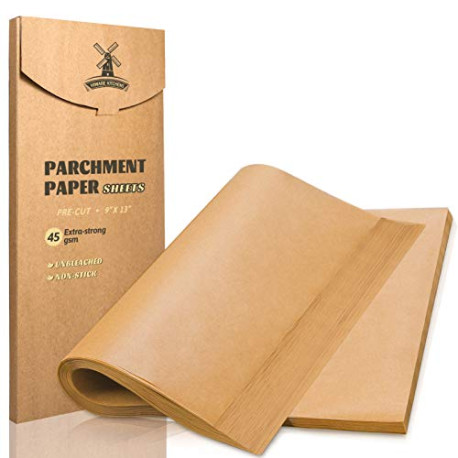 200 Pieces Parchment Paper Baking Sheets 9x13
