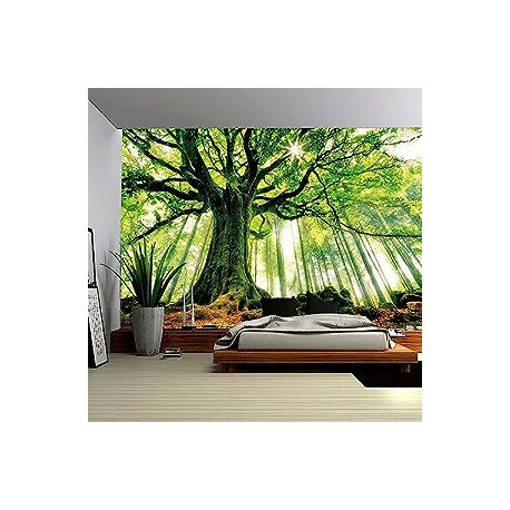 Wall Tapestry for Living Room Bedroom Tapestry Wall Hanging Large 3D Wall Art Covering（W79 x T59,Green Tapestry）