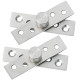 Pack 2 of 3-Inch Rotating Hinge 360 Degree Door Pivot Hinge
