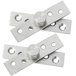 Pack 2 of 3-Inch Rotating Hinge 360 Degree Door Pivot Hinge