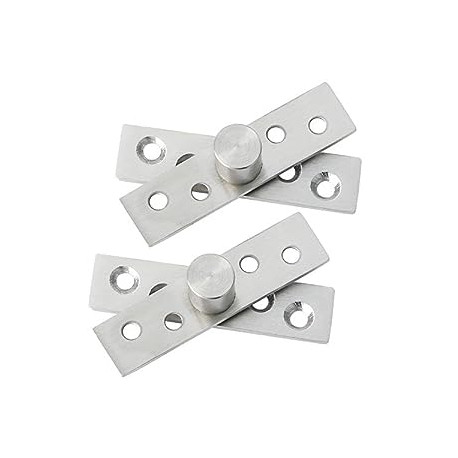 Pack 2 of 3-Inch Rotating Hinge 360 Degree Door Pivot Hinge